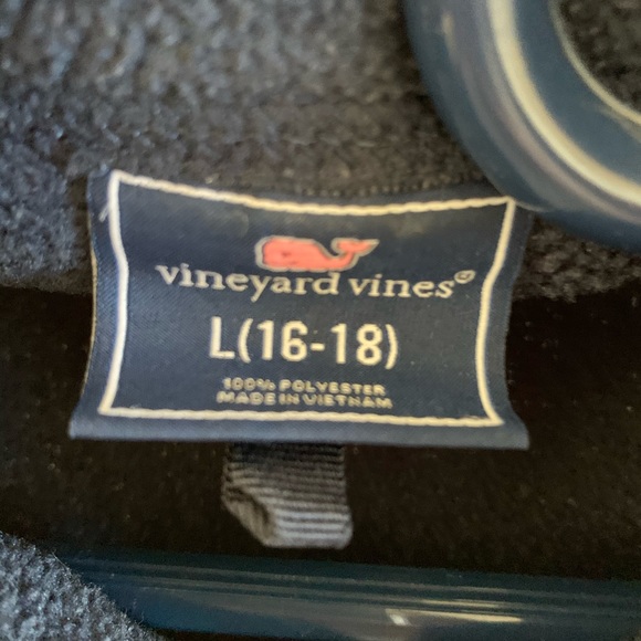 VINEYARD VINES blue fleece vest - Picture 6 of 8